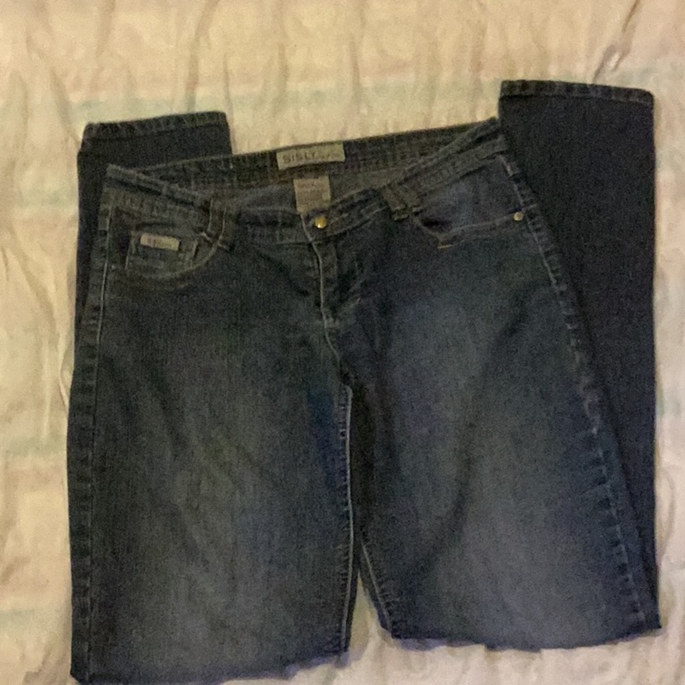SISLY JEANS 9 Dark rinse